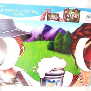 Octoberfest Couple Photo Prop. 37 x 25.